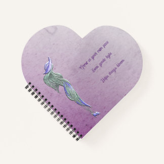 Cuaderno en espiral de calma refinada