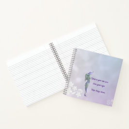 Cuaderno en espiral de calma refinada
