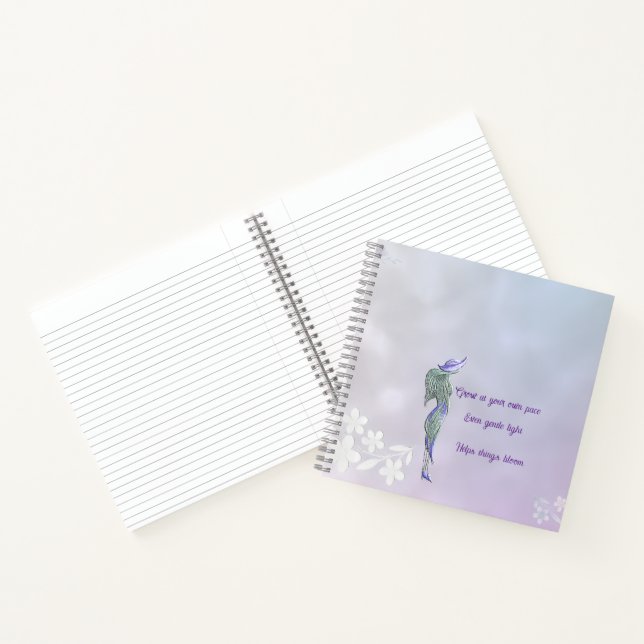 Cuaderno en espiral de calma refinada (Interior)