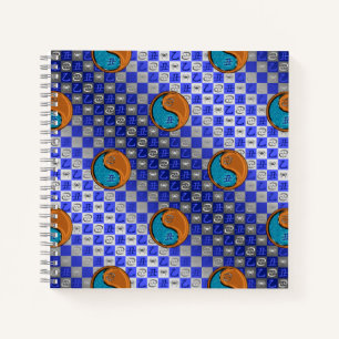 Cuaderno en espiral de Cáncer y Buey de Madera