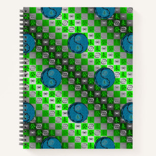 Cuaderno en espiral de Cáncer y Cabra de Agua