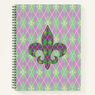 Cuaderno en espiral de Carnaval Argyle