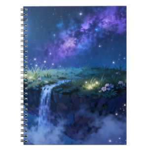 Cuaderno en espiral de Celestial Falls