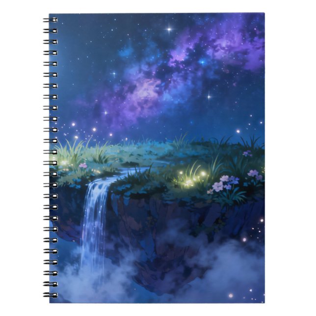 Cuaderno en espiral de Celestial Falls (Frente)