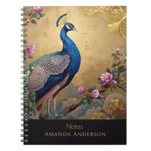 Cuaderno en espiral de Chinoiserie Pavón