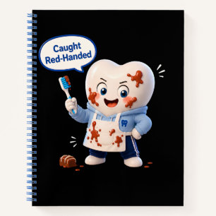 Cuaderno en espiral de chocolate con humor diverti