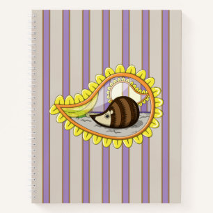 Cuaderno en espiral de Chrissy el erizo pato