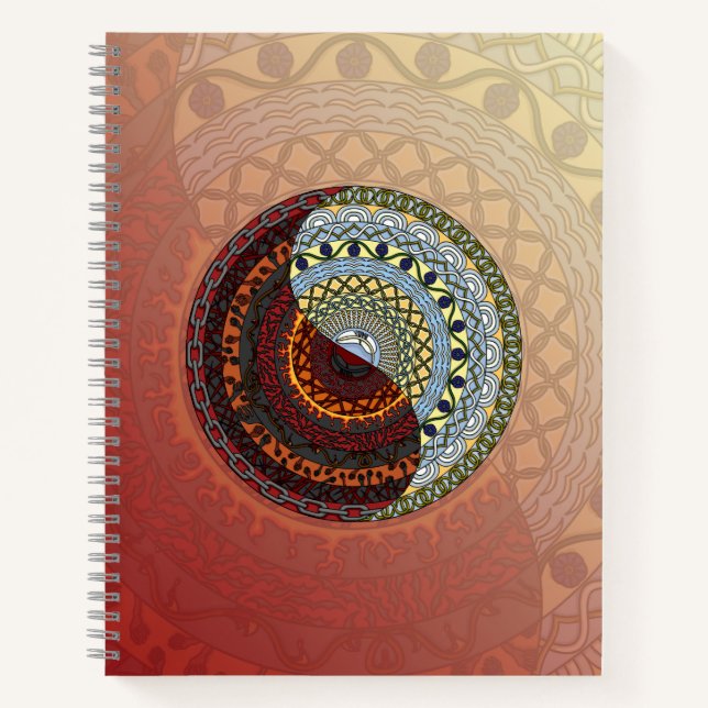 Cuaderno en espiral de Cielo e Infierno (Anverso)