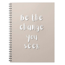 Cuaderno en espiral de citas inspiradoras