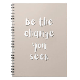 Cuaderno en espiral de citas inspiradoras