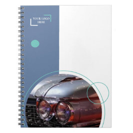 Cuaderno en espiral de coche clásico