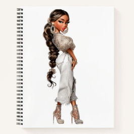 Cuaderno en espiral de cola de caballo burbuja