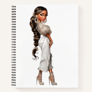 Cuaderno en espiral de cola de caballo burbuja