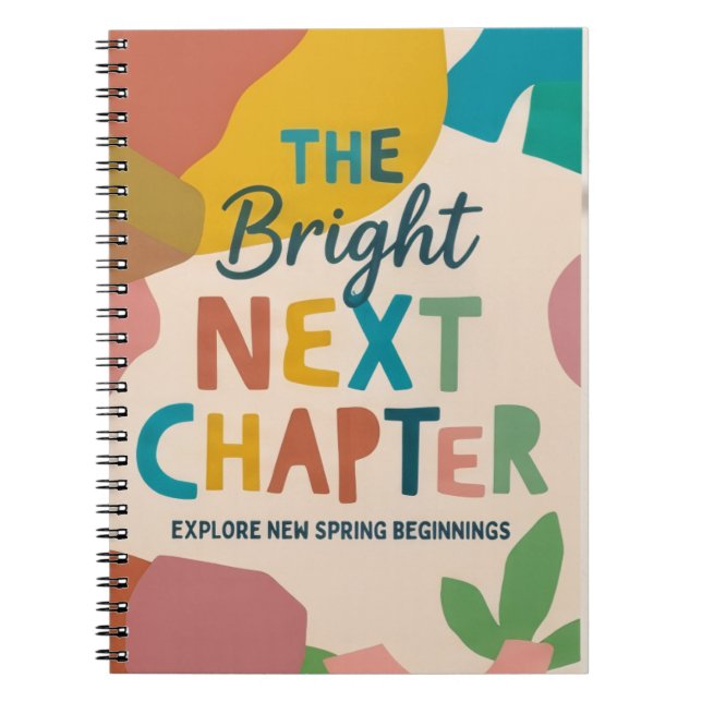 Cuaderno en espiral de comienzos de primavera mode (Frente)