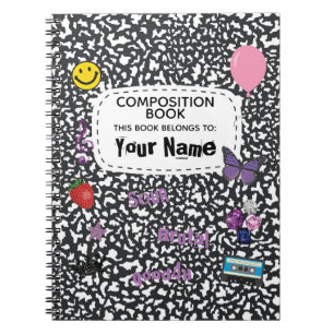 Cuaderno en espiral de composición de sueño adoles