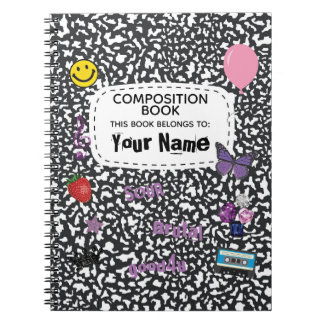 Cuaderno en espiral de composición de sueño adoles