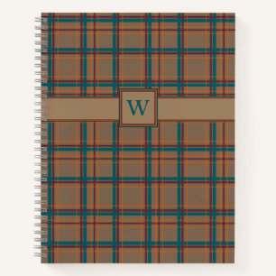 Cuaderno en espiral de cuadros Chic Otoño