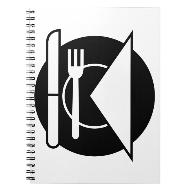 Cuaderno en espiral de cubierto (Frente)