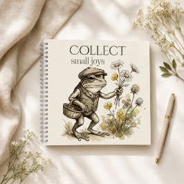 Cuaderno en espiral de diario «Colecciona pequeñas