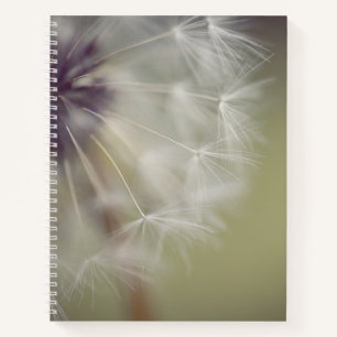 Cuaderno en espiral de diente de león