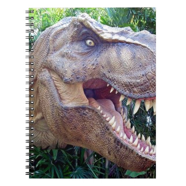 Cuaderno en espiral de dinosaurio  (Frente)