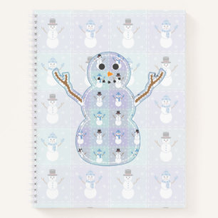 Cuaderno en espiral de edredón de invierno