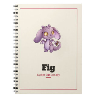 Cuaderno en espiral de Fig el Dragón