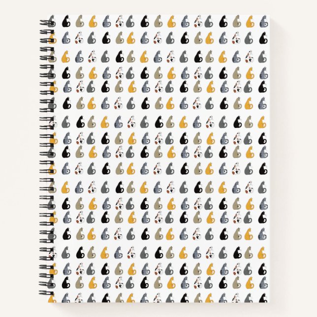 Cuaderno en espiral de gatitos (Anverso)