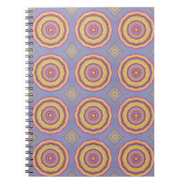 Cuaderno en espiral de halo solar geométrico