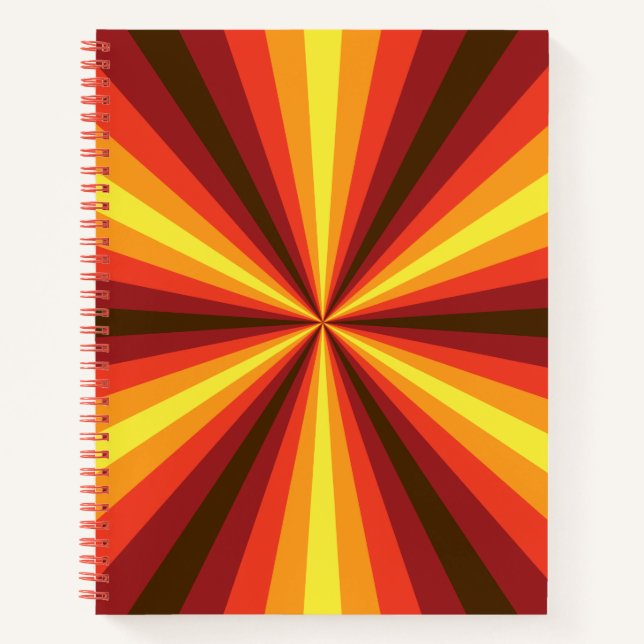 Cuaderno en espiral de la ilusión del otoño (Anverso)