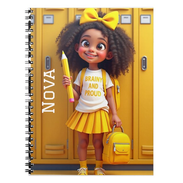 Cuaderno en espiral de la serie “Inteligente y org (Frente)