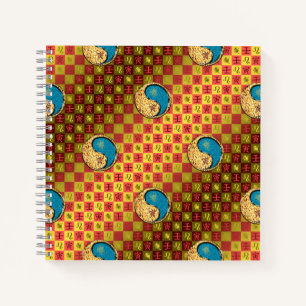 Cuaderno en espiral de Leo y Tigre de Agua