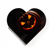 Cuaderno en espiral de lujo embrujado de Halloween