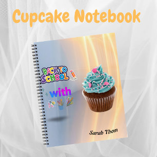 Cuaderno en espiral de magdalenas personalizadas p