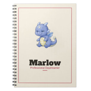 Cuaderno en espiral de Marlow el Dragón