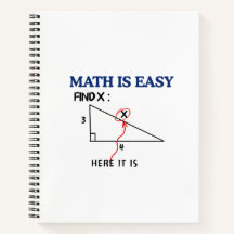Cuaderno en espiral de matemáticas divertidas: enc