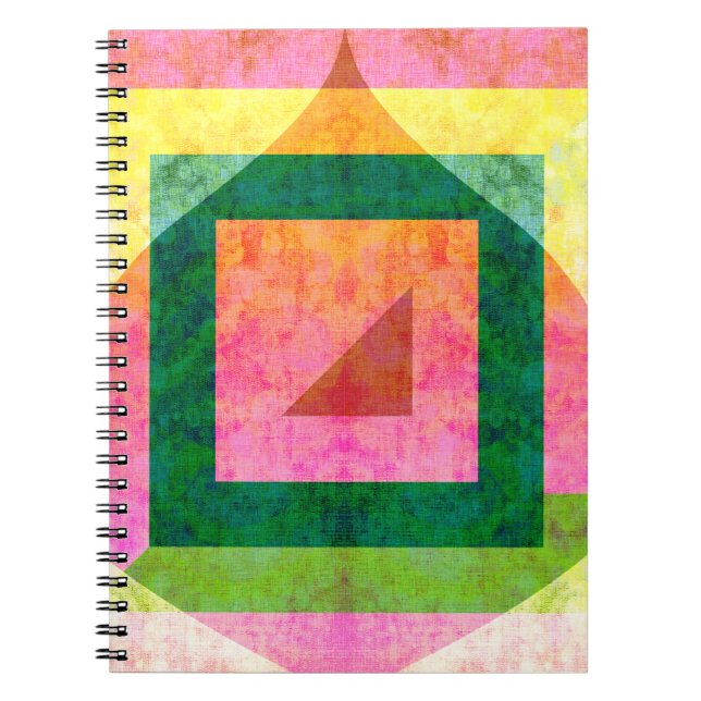 Cuaderno en espiral de medios mixtos (Frente)