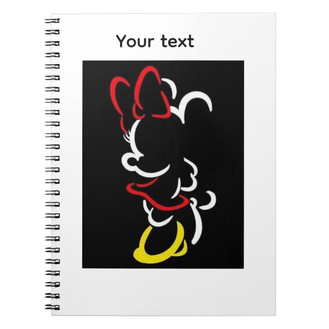 Cuaderno en espiral de Mickey (Frente)