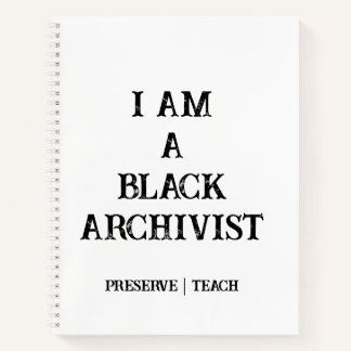 Cuaderno en espiral de notas de campo del archivis