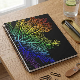 Cuaderno en espiral de orgullo de algas marinas ar
