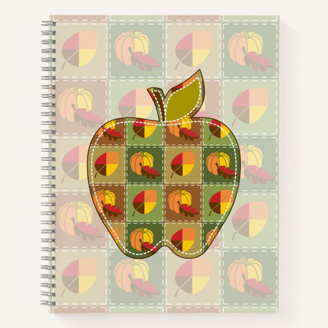 Cuaderno en espiral de otoño (Anverso)