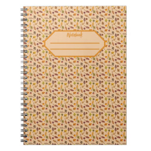 Cuaderno en espiral de otoño - Hojas de otoño