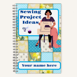 Cuaderno en espiral de Proyectos de Costura