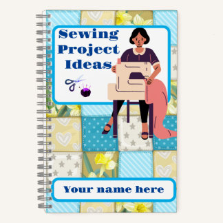 Cuaderno en espiral de Proyectos de Costura
