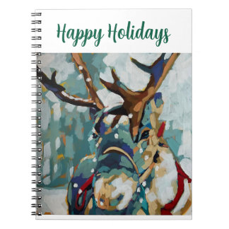 Cuaderno en espiral de renos