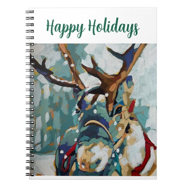 Cuaderno en espiral de renos (Frente)