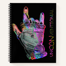 Cuaderno en espiral de roca no convencional