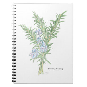 Cuaderno en espiral de romero