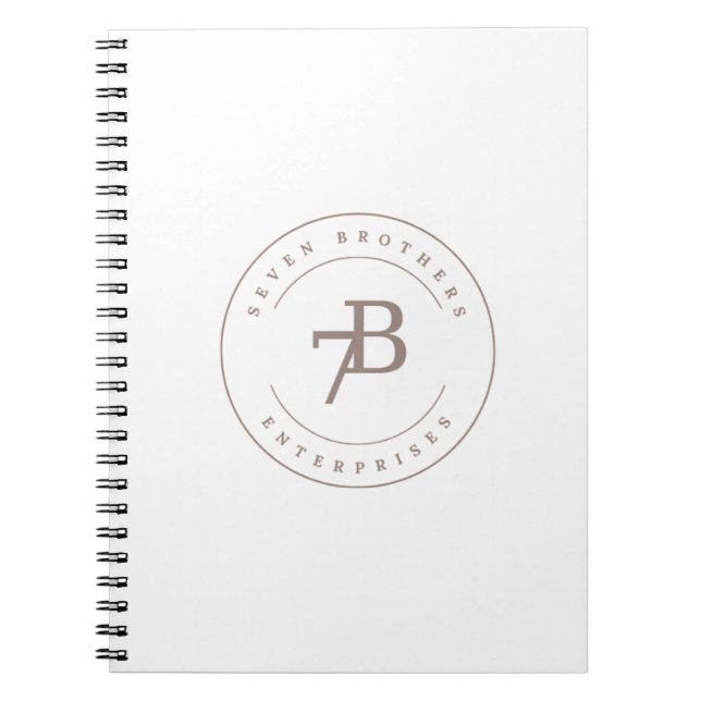 Cuaderno en espiral de Seven Brothers Enterprises (Frente)