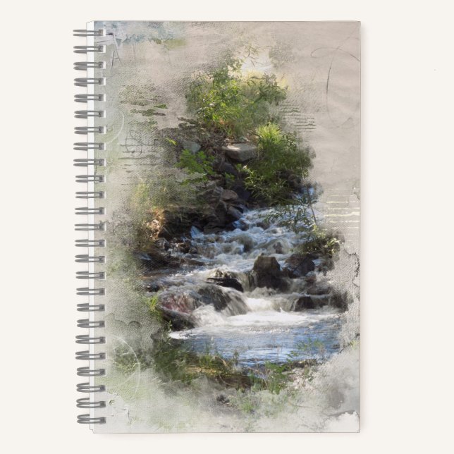 Cuaderno en espiral de sonidos relajantes de casca (Anverso)